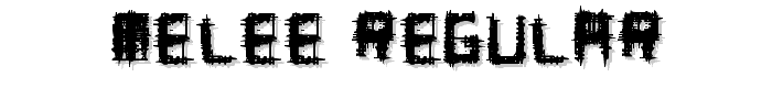 Melee Regular font